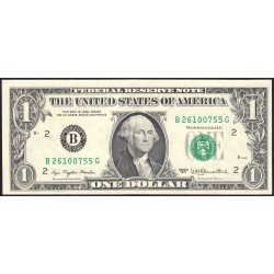 Etats Unis - Pick 462a - 1 dollar - Série B G - 1977 - New York - Etat : NEUF