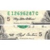 Etats Unis - Pick 490a_1 - 1 dollar - Série E C - 1993 - Richmond - Etat : TB