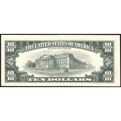 Etats Unis - Pick 492 - 10 dollars - Série B E - 1993 - New York - Etat : SUP+