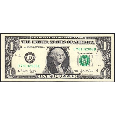 Etats Unis - Pick 515a_1 - 1 dollar - Série D D - 2003 - Cleveland - Etat : NEUF