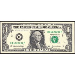 Etats Unis - Pick 515b_1 - 1 dollar - Série B F - 2003 A - New York - Etat : SPL+