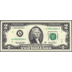 Etats Unis - Pick 516b - 2 dollars - Série A A - 2003 A - Boston - Etat : NEUF