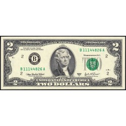 Etats Unis - Pick 516b - 2 dollars - Série B A - 2003 A - New York - Etat : NEUF