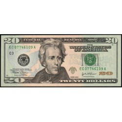 Etats Unis - Pick 521a_1 - 20 dollars - Série EC A - 2004 - Philadelphie - Etat : NEUF