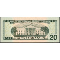 Etats Unis - Pick 521a_1 - 20 dollars - Série EC A - 2004 - Philadelphie - Etat : NEUF