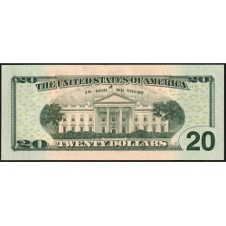 Etats Unis - Pick 521a_1 - 20 dollars - Série EC D - 2004 - Philadelphie - Etat : NEUF