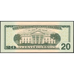 Etats Unis - Pick 533_1 - 20 dollars - Série JL C - 2009 - San Francisco - Etat : NEUF