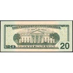 Etats Unis - Pick 533_1 - 20 dollars - Série JL C - 2009 - San Francisco - Etat : NEUF