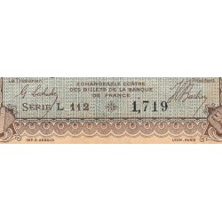 Auxerre - Pirot 17-11 - 50 centimes - Série L 112 - 10/08/1916 - Etat : TTB+