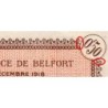 Belfort - Pirot 23-48b - 50 centimes - Série 32 - 21/12/1918 - Etat : SUP+