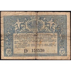 Bourges - Pirot 32-9 - Série D - 1 franc - 1917 - Etat : B