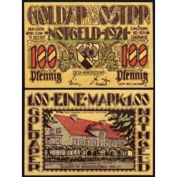 Pologne - Notgeld - Goldap - 1 mark - 1922 - Etat : SPL