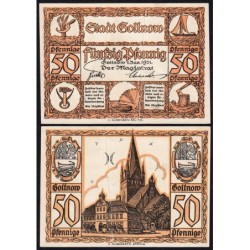 Pologne - Notgeld - Gollnow (Goleniow) - 50 pfennige - 01/01/1921 - Etat : TTB+