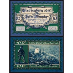 Pologne - Notgeld - Greiffenberg (Gryfow Slaski) - 10 pfennig - 19/04/1920 - Etat : NEUF