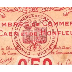 Caen & Honfleur - Pirot 34-12 - 50 centimes - Série A - 1915 - Etat : SUP