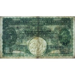 Malaisie Britannique - Pick 12 - 5 dollars - Série D/7 - 01/07/1941 - Etat : TB