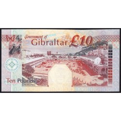 Gibraltar - Pick 30 - 10 pounds - Série B - 10/09/2002 - Etat : NEUF