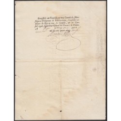 Saône-et-Loire - Mâcon - Louis XIV - Revenus casuels 1693 - 26 livres - Etat : TTB+