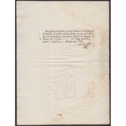 Saône-et-Loire - Mâcon - Louis XIV - Revenus casuels 1703 - 88 livres - Etat : TTB+