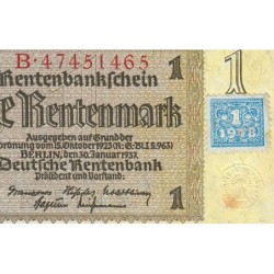 Allemagne RDA - Pick 1 - 1 deutsche mark - 1948 - Série B - Etat : SPL