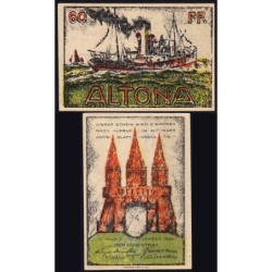 Allemagne - Notgeld - Altona - 60 pfennig - 12/12/1921 - Etat : NEUF