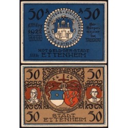 Allemagne - Notgeld - Ettenheim - 50 pfennig - Type 1 - 01/03/1922 - Etat : SPL