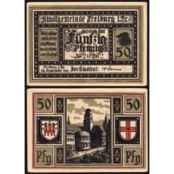 Allemagne - Notgeld - Freiburg - 50 pfennig - Type 2 - 09/1921 - Etat : SUP