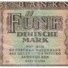 Allemagne RDA - Pick 11b - 5 deutsche mark - 1948 - Série AB - Etat : TB-