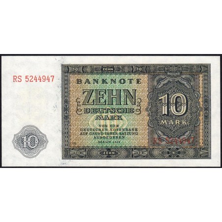 Allemagne RDA - Pick 12b - 10 deutsche mark - 1948 - Série RS - Etat : NEUF