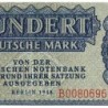 Allemagne RDA - Pick 15a - 100 deutsche mark - 1948 - Série B - Etat : TB+