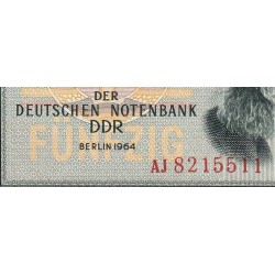 Allemagne RDA - Pick 25a - 50 mark der Deutschen Notenbank - 1964 - Série AJ - Etat : NEUF