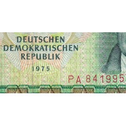 Allemagne RDA - Pick 29a - 20 mark der DDR - 1975 - Série PA - Etat : TB-