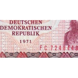 Allemagne RDA - Pick 30b - 50 mark der DDR - 1971 (1986) - Série FC - Etat : TTB+