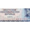 Allemagne RDA - Pick 31a - 100 mark der DDR - 1975 (1978) - Série AH - Etat : TTB