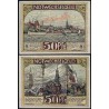 Allemagne - Notgeld - Hamburg - 50 pfennig - Type 2 - 1921 - Etat : NEUF