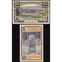 Allemagne - Notgeld - Lehesten - 50 pfennig - Type 6 - 06/1921 - Etat : SUP