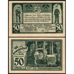 Allemagne - Notgeld - Leopoldshall - 50 pfennig - 25/07/1921 - Etat : SPL+