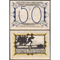 Allemagne - Notgeld - Liebenwerda - 50 pfennig - Type 2 - 01/10/1921 - Etat : NEUF