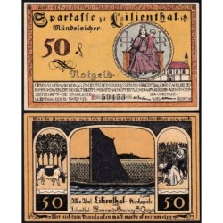 Allemagne - Notgeld - Lilienthal - 50 pfennig - Série E - 15/03/1921 - Etat : SPL+