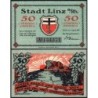 Allemagne - Notgeld - Linz - 50 pfennig - Réf. b - 01/04/1919 (1921) - Etat : pr.NEUF