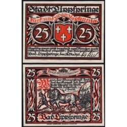 Allemagne - Notgeld - Lippspringe (Bad Lippspringe) - 25 pfennig - 28/05/1921 - Etat : NEUF