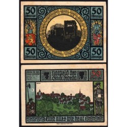 Allemagne - Notgeld - Lobeda (Jena) - 50 pfennig - Réf. 3 - Type 1 - 1921 - Etat : TTB+