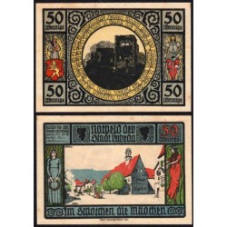 Allemagne - Notgeld - Lobeda (Jena) - 50 pfennig - Réf. 3 - Type 4 - 1921 - Etat : SUP+