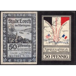 Allemagne - Notgeld - Lorch - 50 pfennig - Type 1 - 15/06/1921 - Etat : SPL+