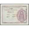 Tunisie - Pick 18 - 20 francs - Série U.2156 - 07/05/1945 - Etat : TTB+