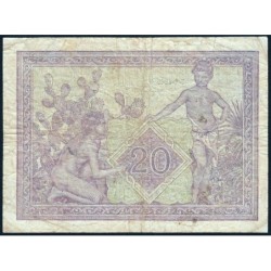 Algérie - Pick 92b - 20 francs - Série W.1807 (remplacement) - 03/04/1945 - Etat : TB-