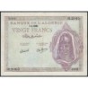 Algérie - Pick 92b - 20 francs - Série H.2165 (inédit) - 07/05/1945 - Etat : SUP- à SUP