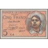 Algérie - Pick 94a - 5 francs - Série C.8 - 08/02/1944 - Etat : NEUF