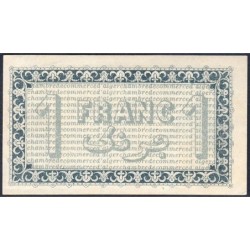 Algérie - Alger 137-4 - 1 franc - Série T.493 - 03/09/1914 - Etat : SPL