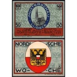 Allemagne - Notgeld - Lübeck - 50 pfennig - Série A - 01/09/1921 - Etat : SPL